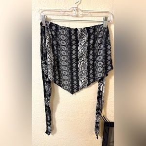 Bandana Tie Top- PLUS